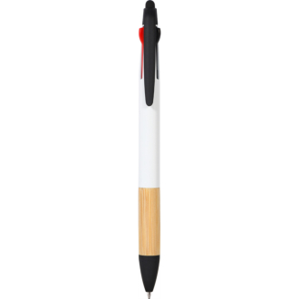 3 COLOURS BALL PEN WITH TOUCH SCREEN