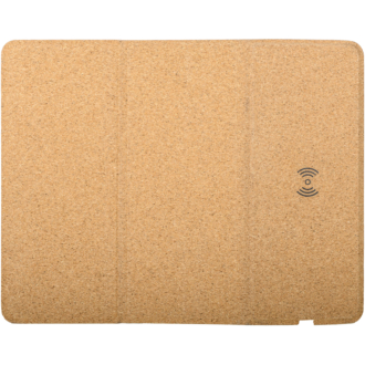 WIRELESS CHARGER CORK MOUSE PAD